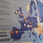 drapeaux carte Europe